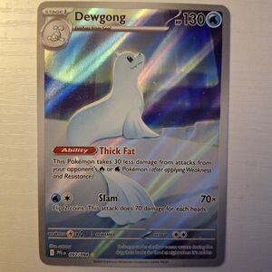 Dewgong 97/94 Illustration Rare Pokemon Phantasmal Flames New